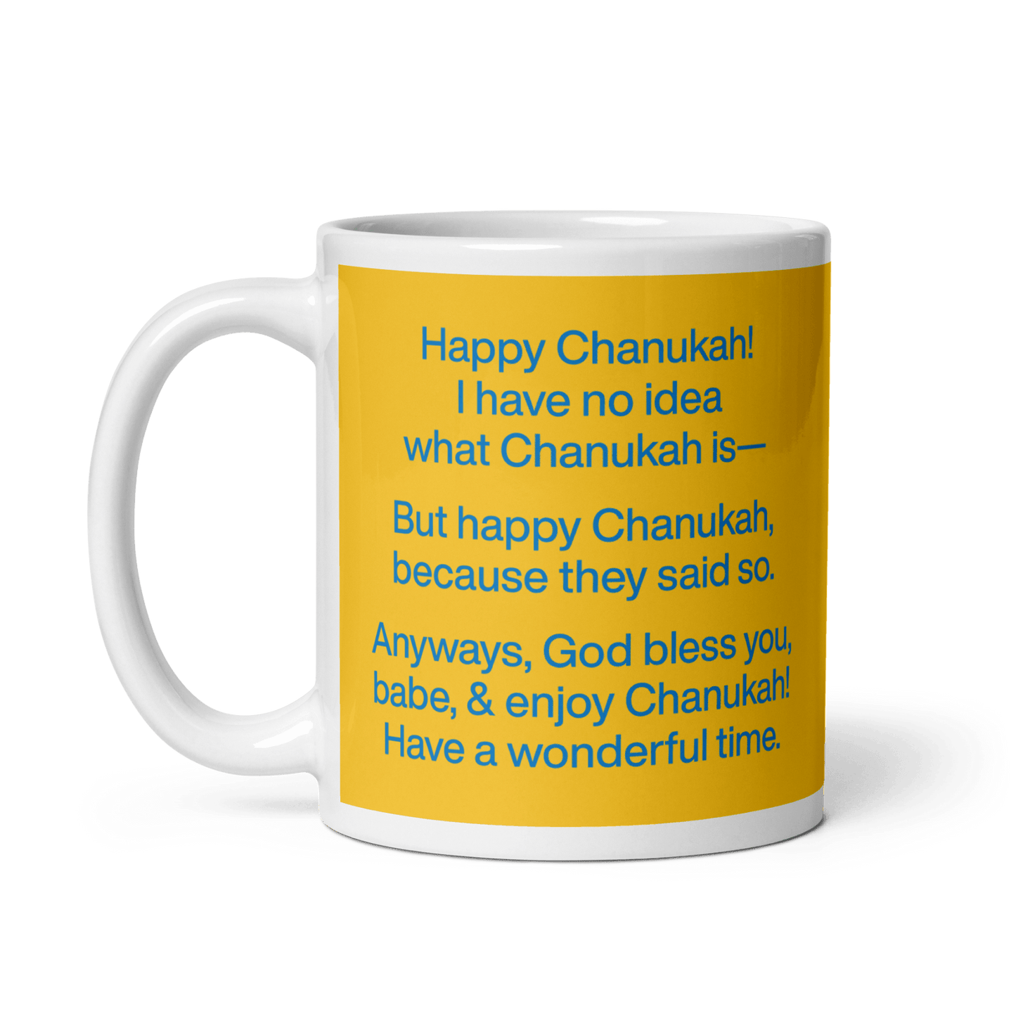 Happy Chanookah Mug — Smokey Robinson Chanukah - Polychrome Goods
