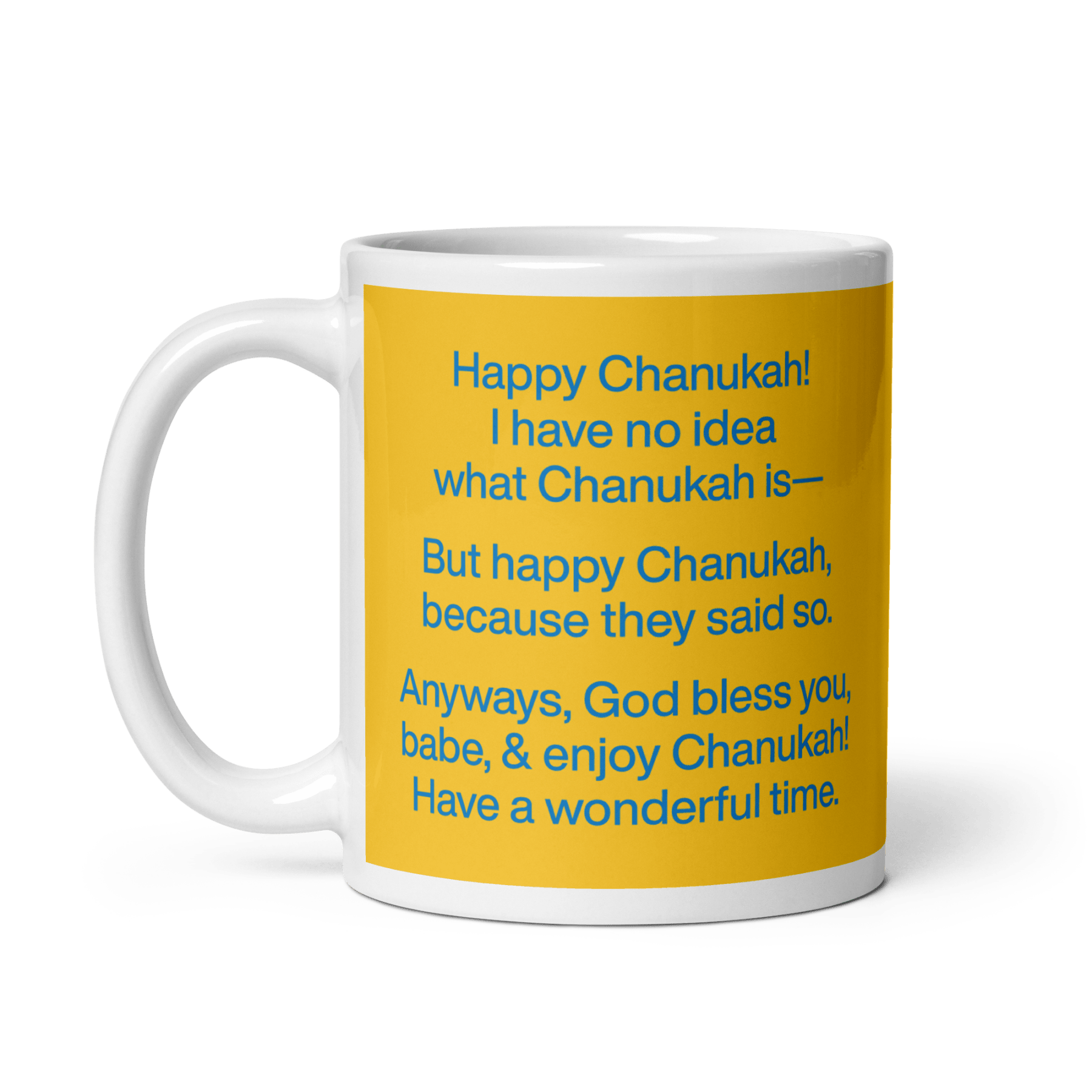 Happy Chanookah Mug — Smokey Robinson Chanukah - Polychrome Goods