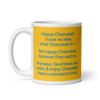 Happy Chanookah Mug — Smokey Robinson Chanukah - Polychrome Goods