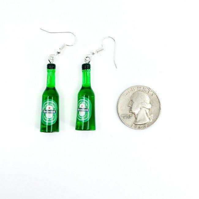 Heineken Beer Earrings Polychrome Goods 🍊