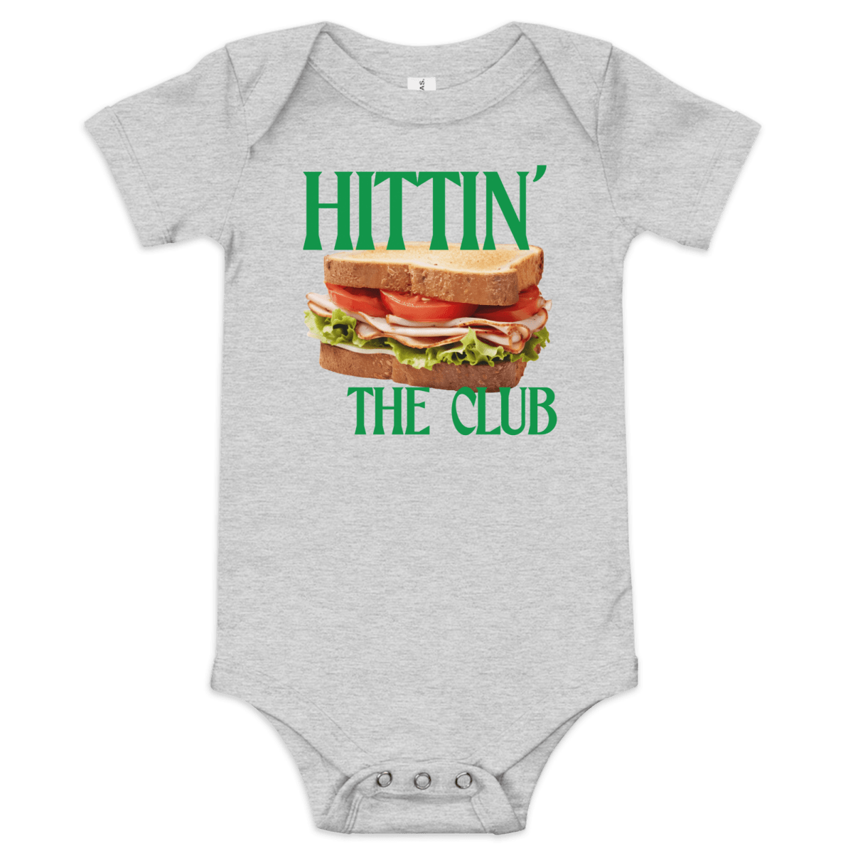 Hittin' The Club Baby Onesie - Polychrome Goods 🍊