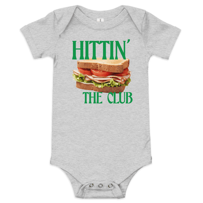 Hittin' The Club Baby Onesie - Polychrome Goods 🍊