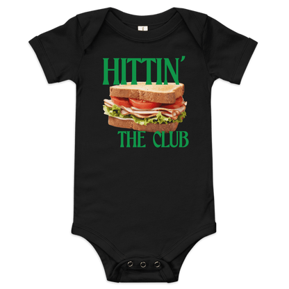 Hittin' The Club Baby Onesie - Polychrome Goods 🍊