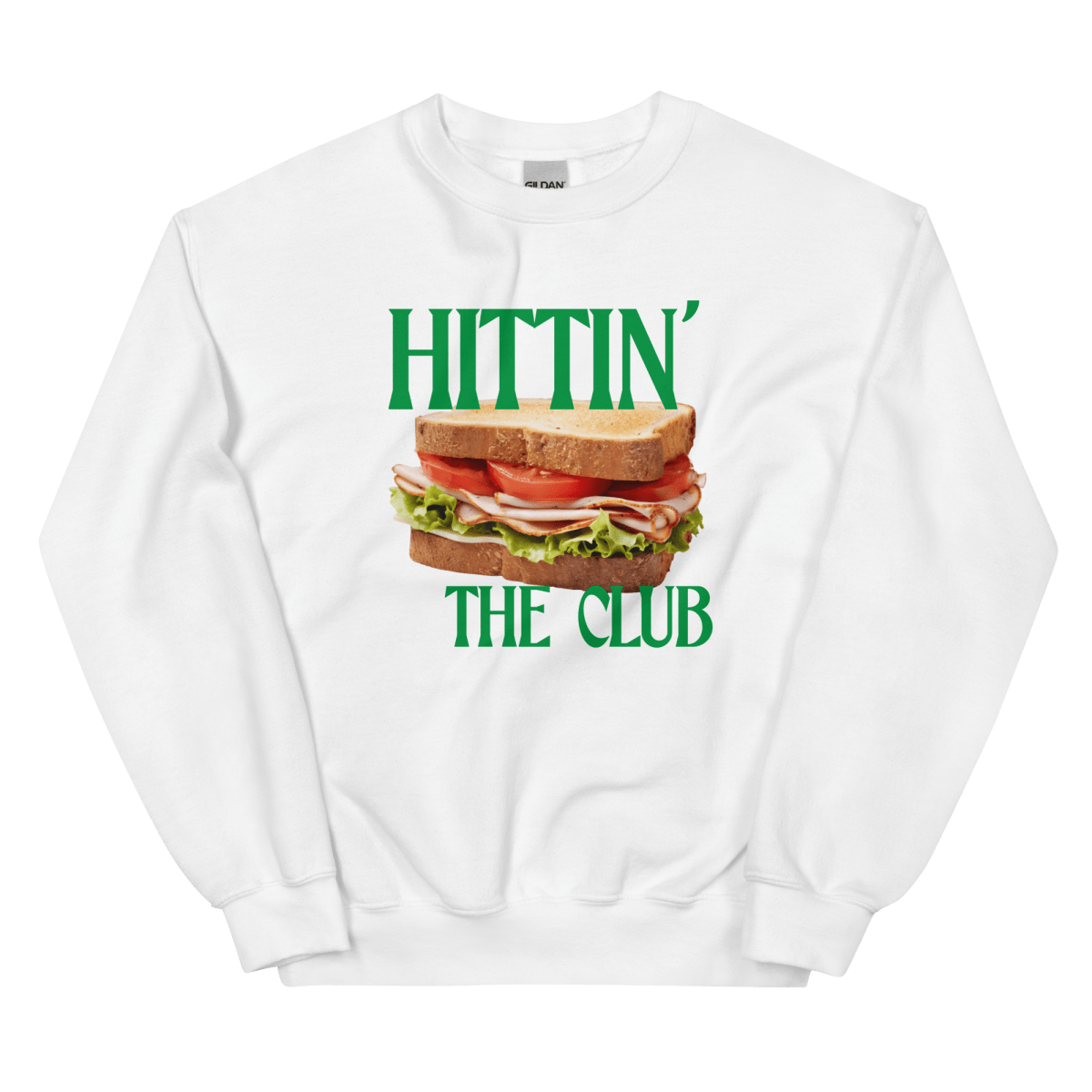 Hittin' the Club (Sandwich) Sweatshirt - Polychrome Goods 🍊