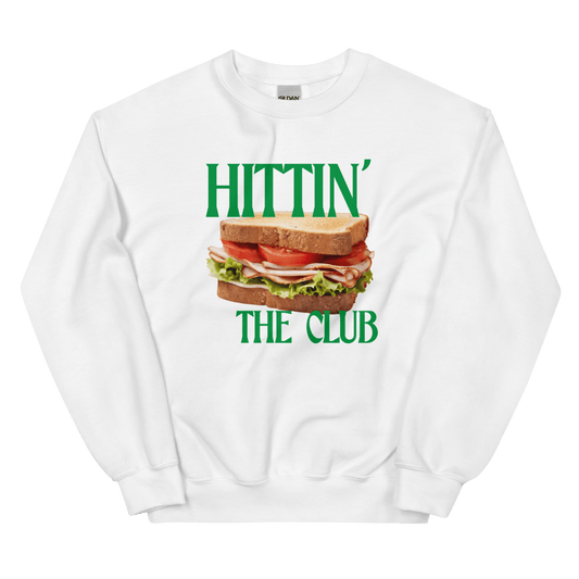 Hittin' the Club (Sandwich) Sweatshirt - Polychrome Goods 🍊