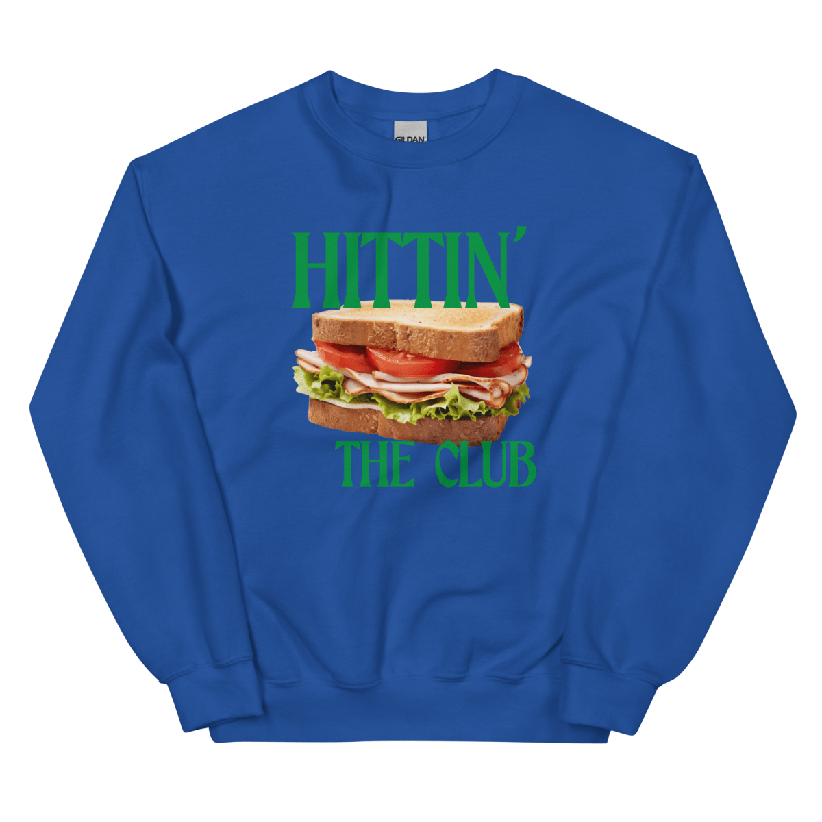 Hittin' the Club (Sandwich) Sweatshirt - Polychrome Goods 🍊