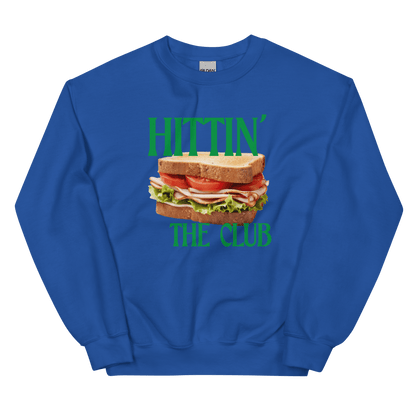 Hittin' the Club (Sandwich) Sweatshirt - Polychrome Goods 🍊