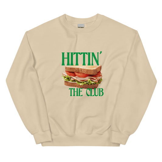 Hittin' the Club (Sandwich) Sweatshirt Polychrome Goods 🍊