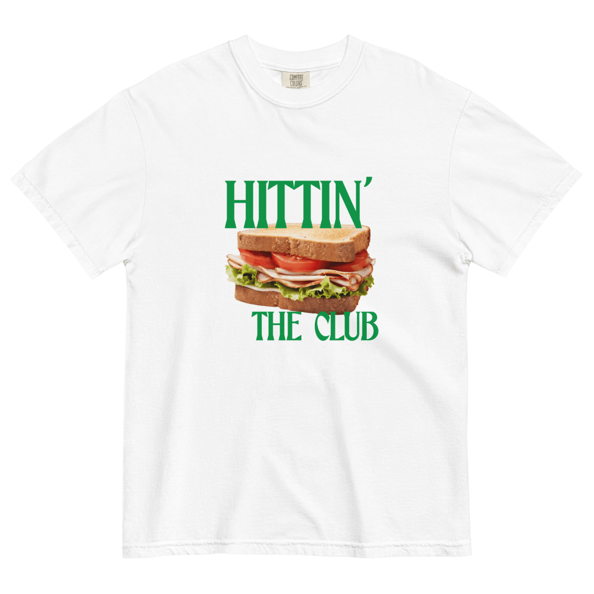 Hittin' the Club (Sandwich) T-shirt - Polychrome Goods 🍊