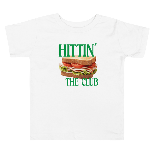 Hittin' The Club Toddler Short Sleeve Tee - Polychrome Goods 🍊