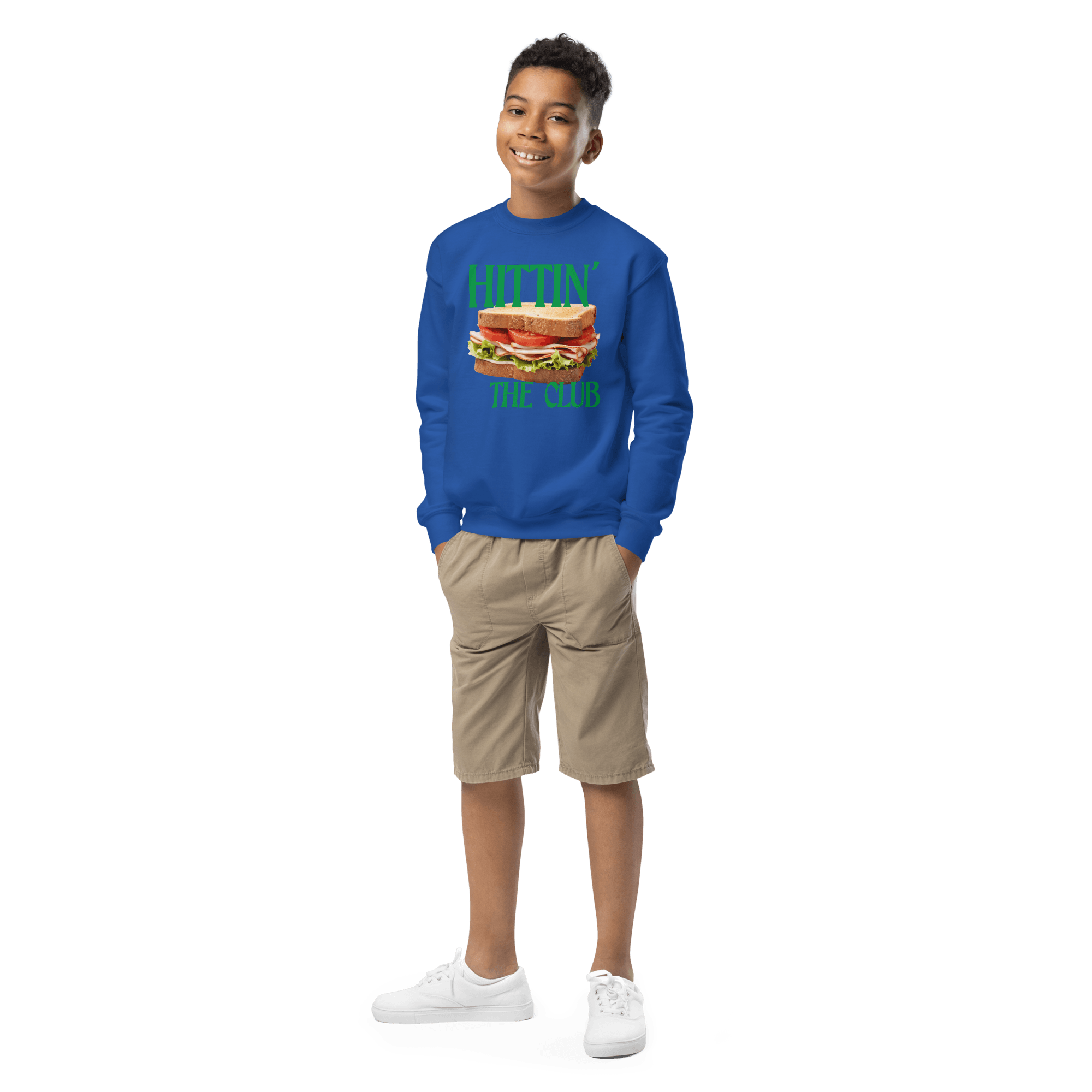 Hittin' The Club Youth Kids Sweatshirt Polychrome Goods 🍊