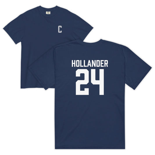 Hollander No. 24 T-Shirt with Embroidered C - Polychrome Goods