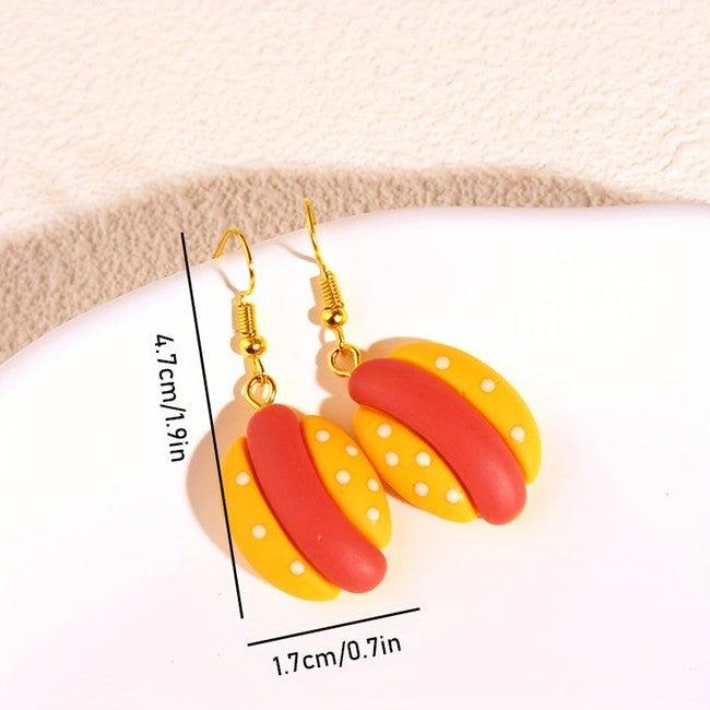 Hot Dog Earrings Polychrome Goods 🍊