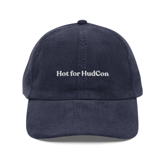 Hot for HudCon Embroidered Corduroy Hat - Polychrome Goods