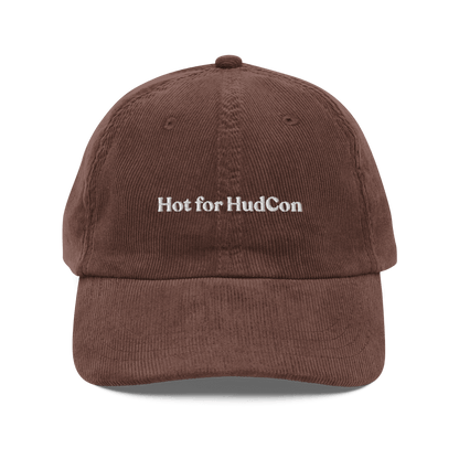 Hot for HudCon Embroidered Corduroy Hat - Polychrome Goods