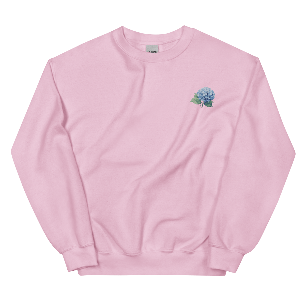 Hydrangea Gradient Embroidered Sweatshirt - Polychrome Goods 🍊