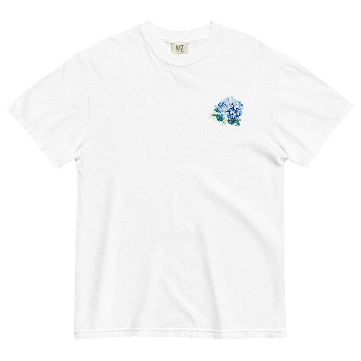 Hydrangea Embroidered Shirt