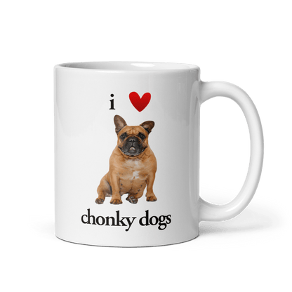 I ❤️ Chonky Dogs Mug - Polychrome Goods 🍊