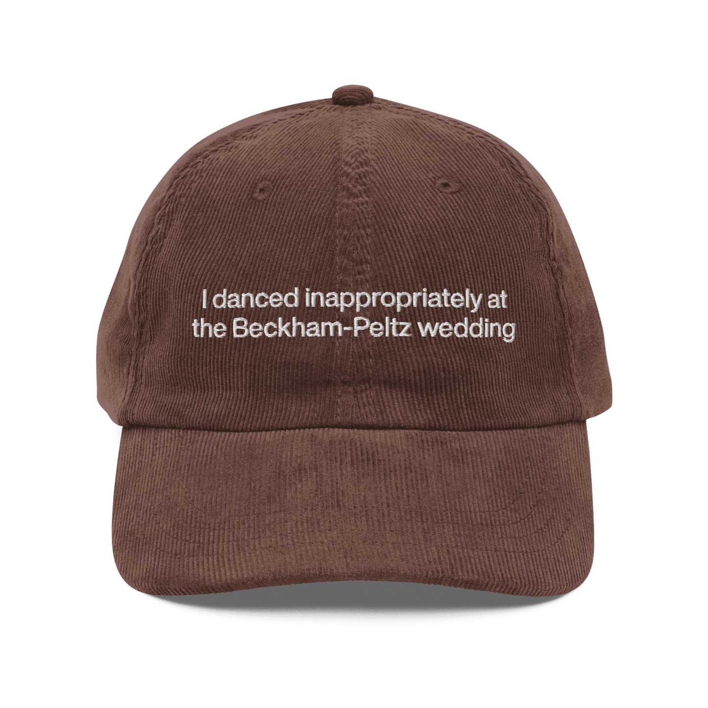 I Danced Inappropriately At The Beckham - Peltz Wedding Hat - Polychrome Goods