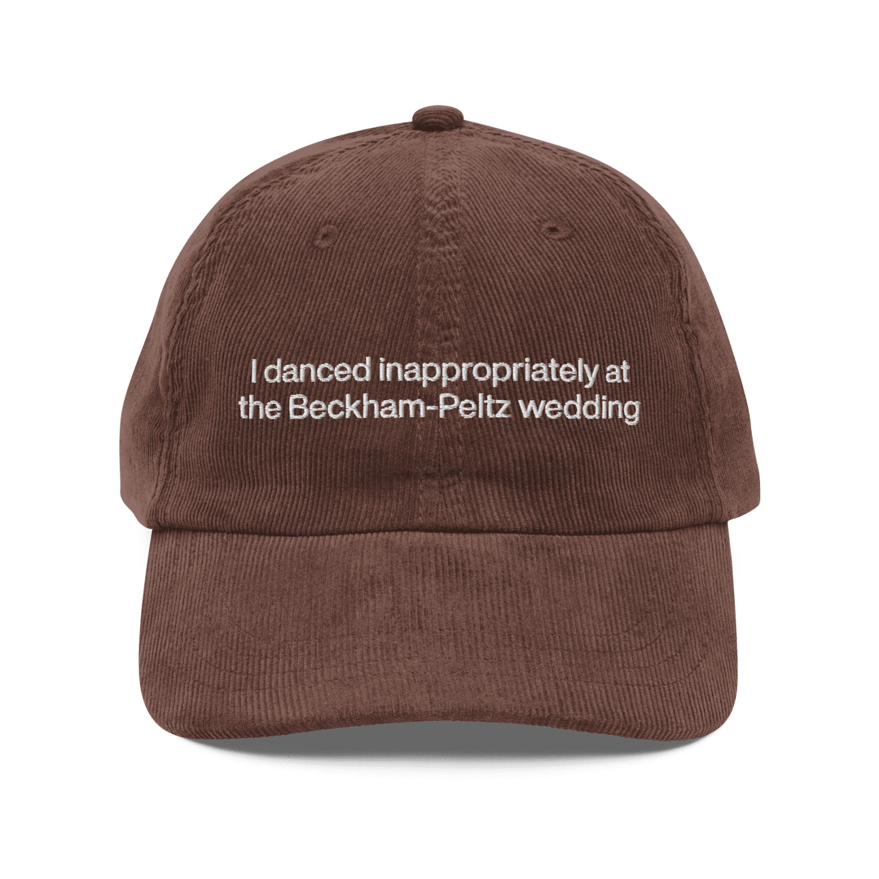 I Danced Inappropriately At The Beckham - Peltz Wedding Hat - Polychrome Goods