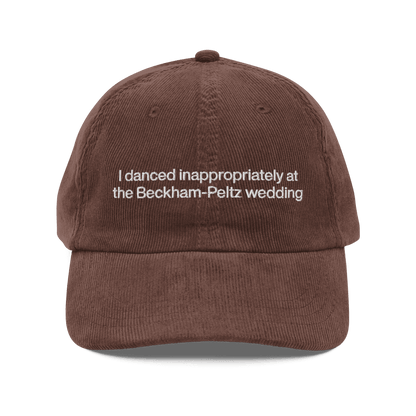 I Danced Inappropriately At The Beckham - Peltz Wedding Hat - Polychrome Goods