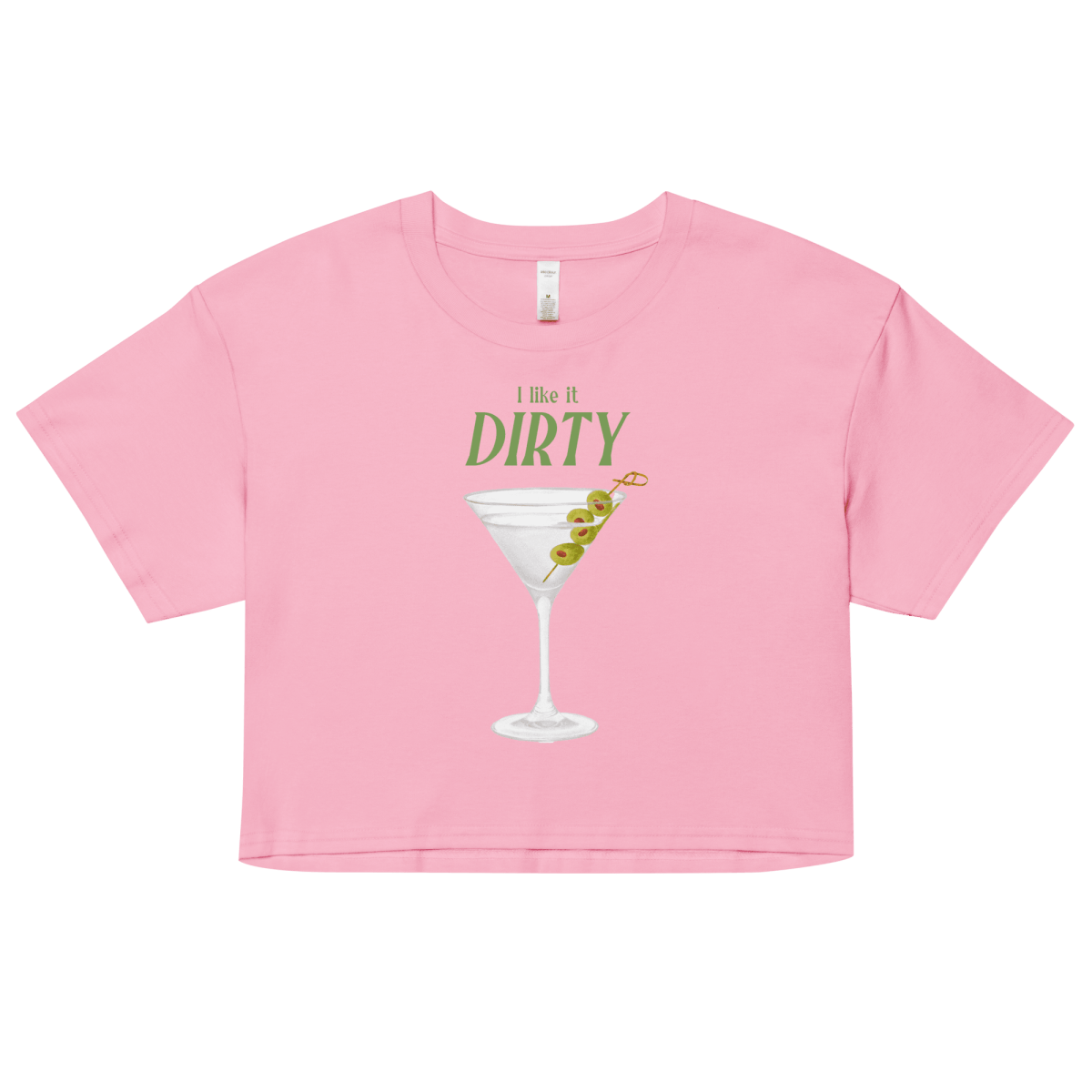 I Like It Dirty Martini Crop Top - Polychrome Goods 🍊