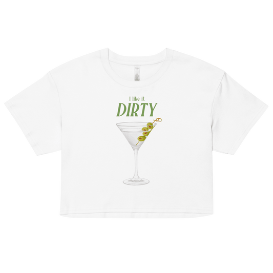 I Like It Dirty Martini Crop Top - Polychrome Goods 🍊