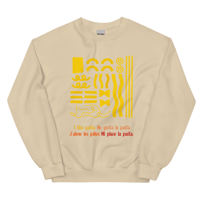 I like pasta. 🍝 Sweatshirt - Polychrome Goods 🍊