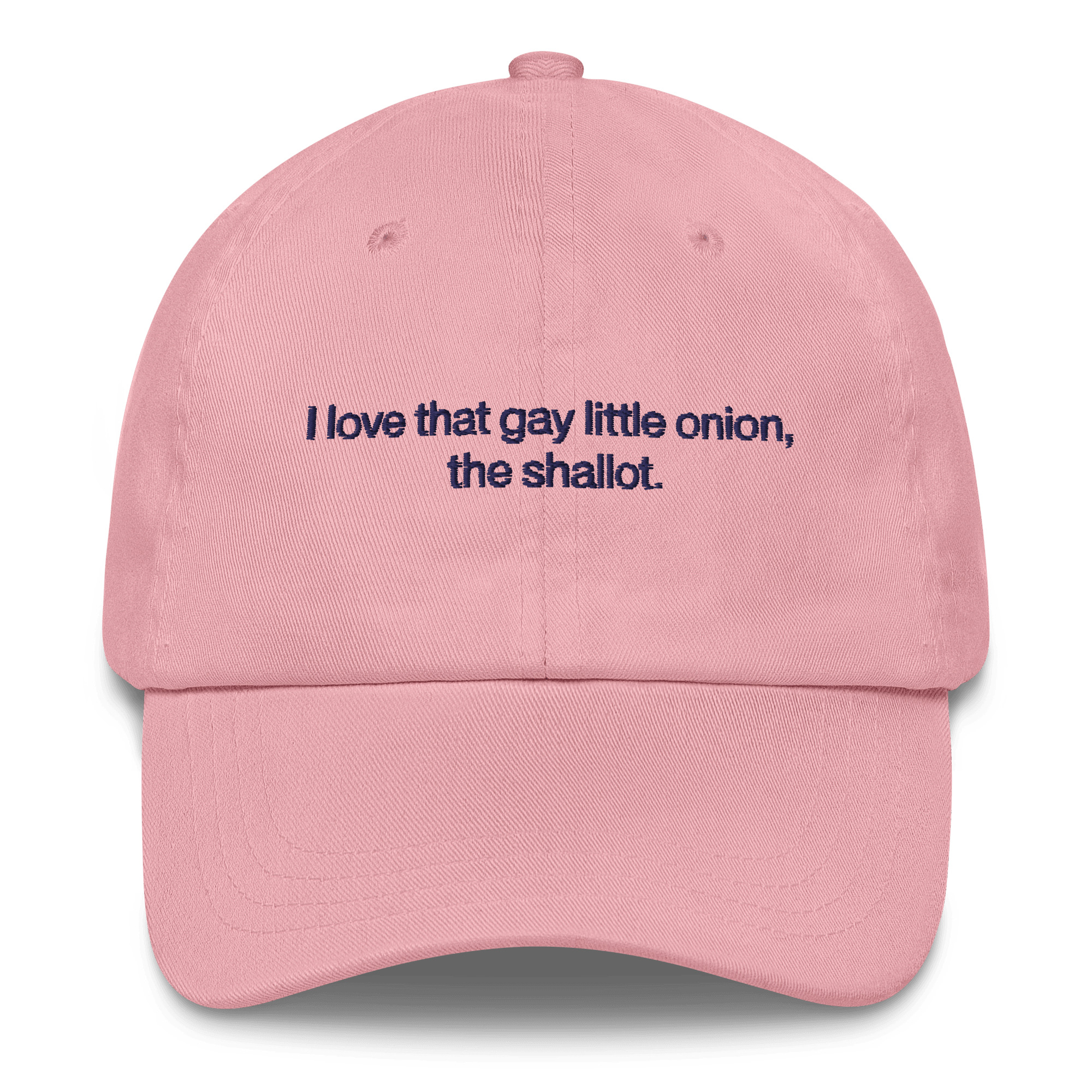 I love that gay little onion, the shallot. Embroidered Hat - Polychrome Goods 🍊