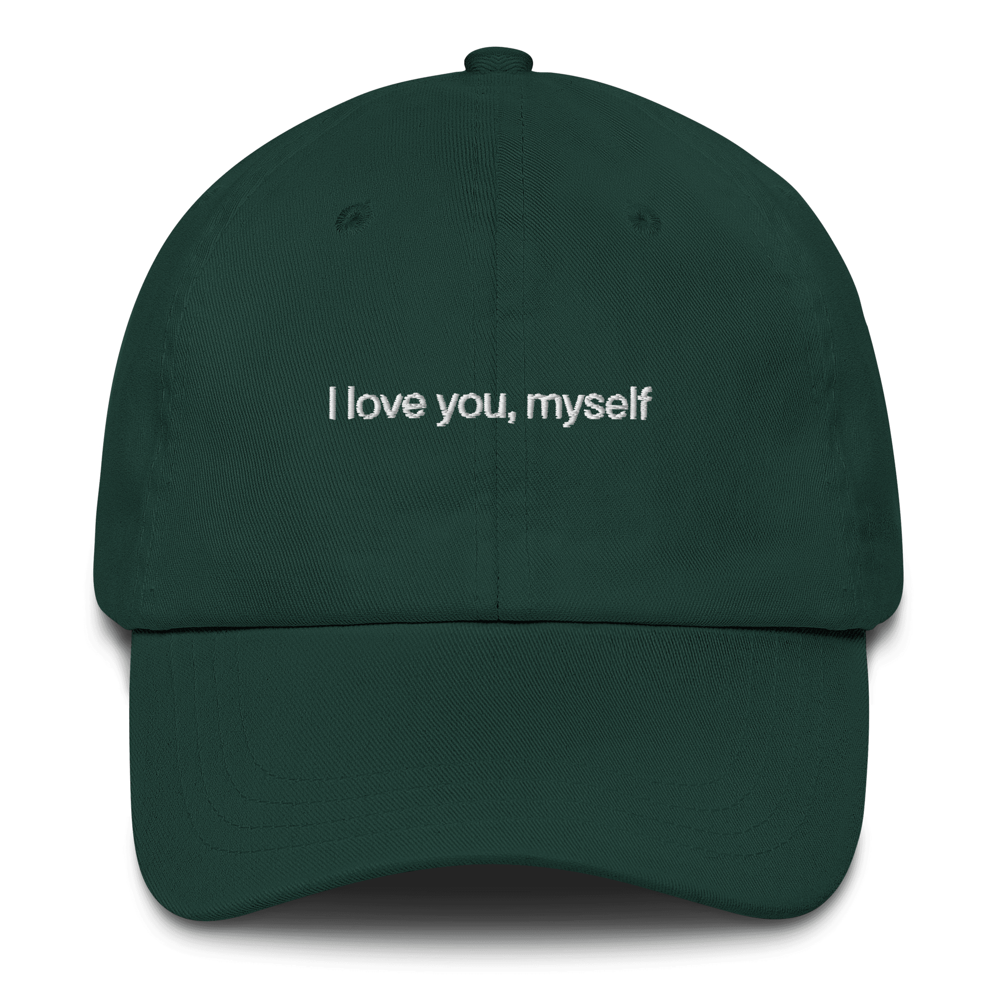 I love you, myself Embroidered Hat - Polychrome Goods 🍊