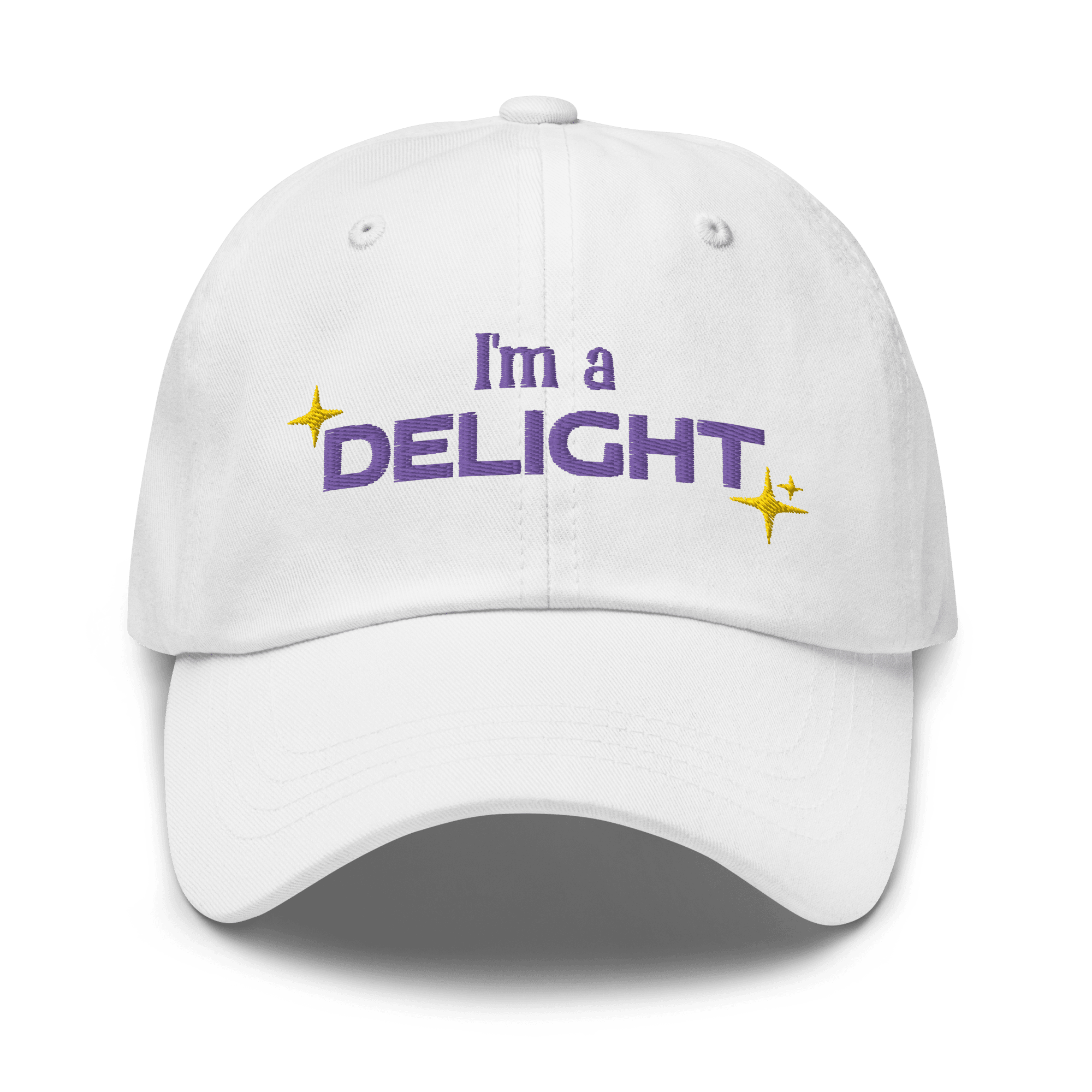 I'm a DELIGHT Embroidered Dad Hat - Polychrome Goods 🍊