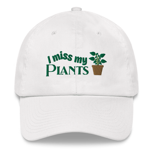 I Miss My Plants Embroidered Dad Hat - Polychrome Goods 🍊