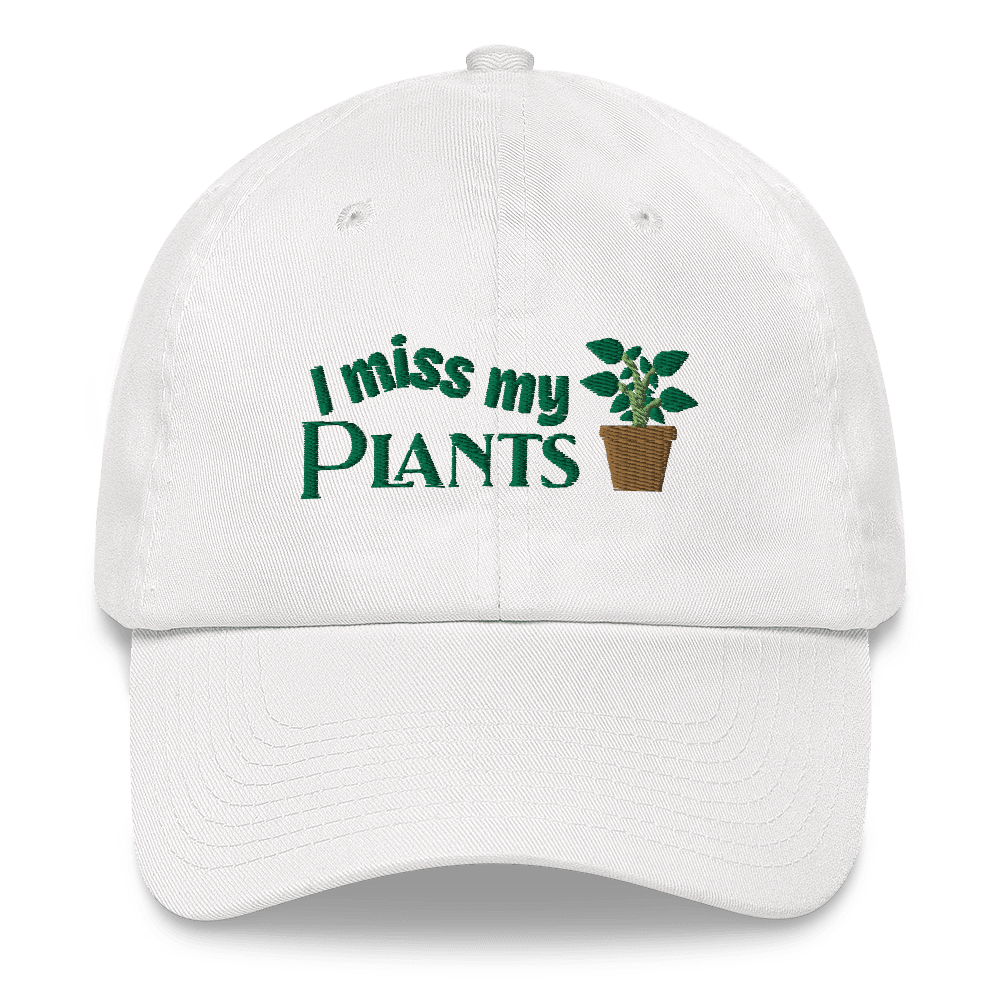I Miss My Plants Embroidered Dad Hat - Polychrome Goods 🍊