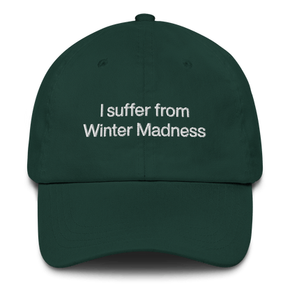 I suffer from Winter Madness Embroidered Hat - Polychrome Goods 🍊