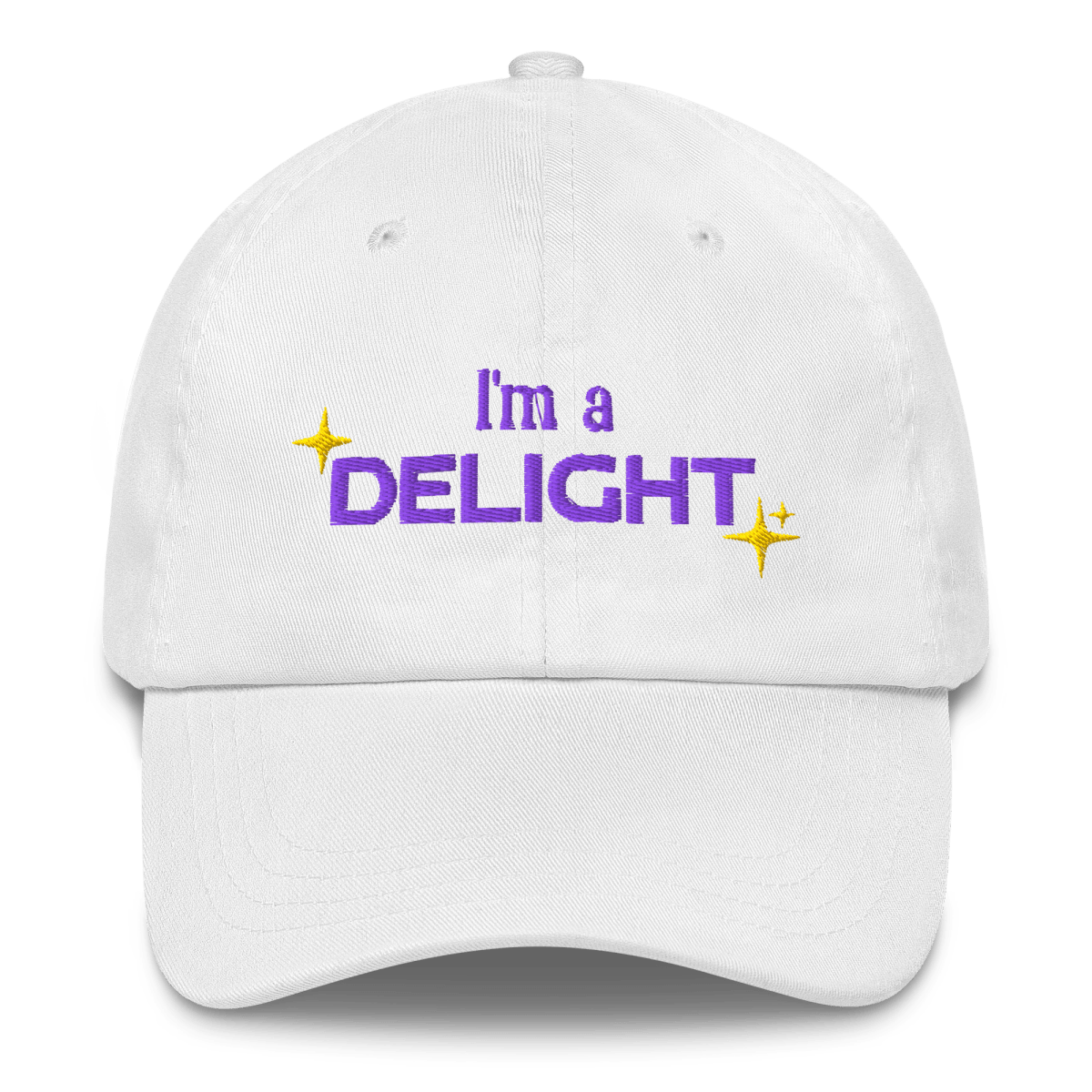 I'm a DELIGHT Embroidered Dad Hat - Polychrome Goods 🍊