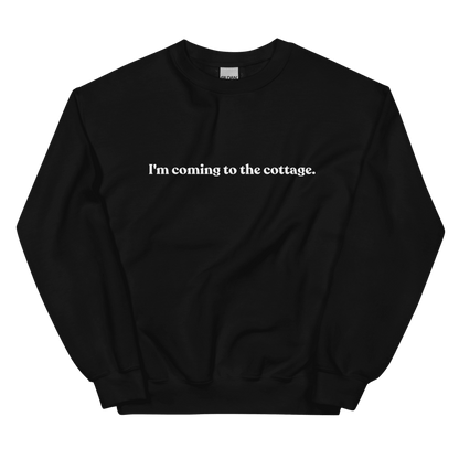 I'm Coming to the Cottage Sweatshirt - Polychrome Goods