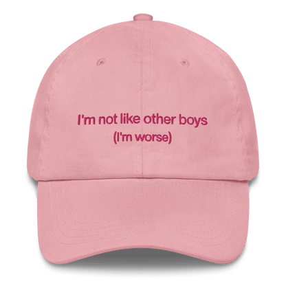 I'm not like the other boys Embroidered Hat - Polychrome Goods 🍊