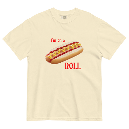 I'm on a Roll Hotdog 🌭 Shirt - Polychrome Goods 🍊