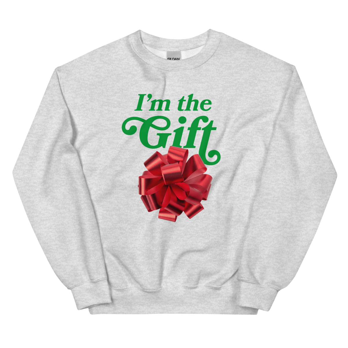 I'm the Gift Christmas Holiday Sweatshirt 🎁 - Polychrome Goods 🍊