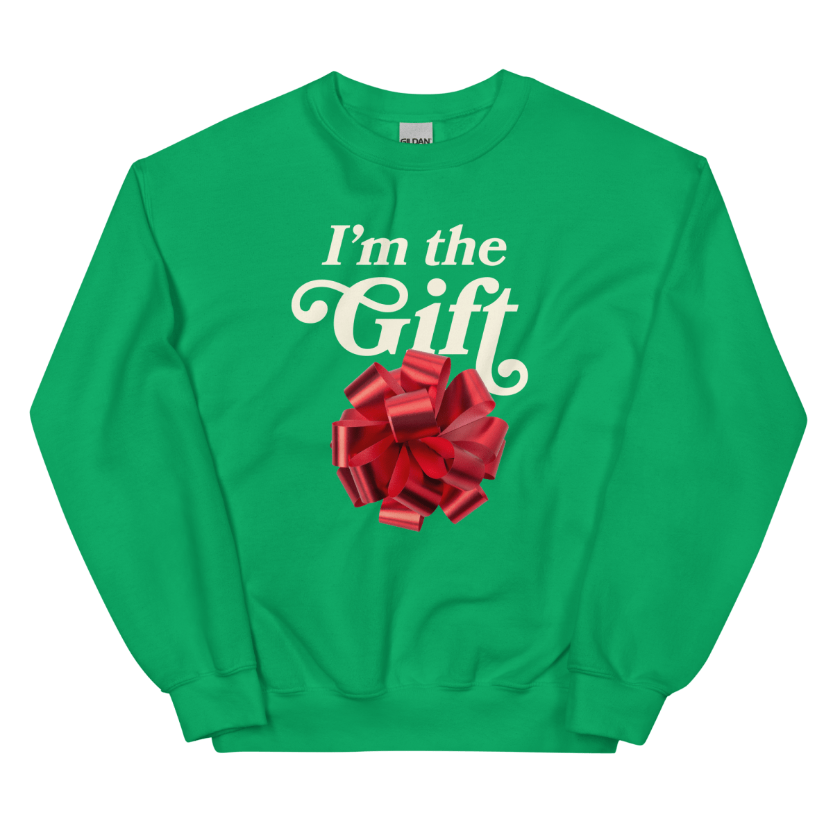 I'm the Gift Christmas Holiday Sweatshirt 🎁 - Polychrome Goods 🍊