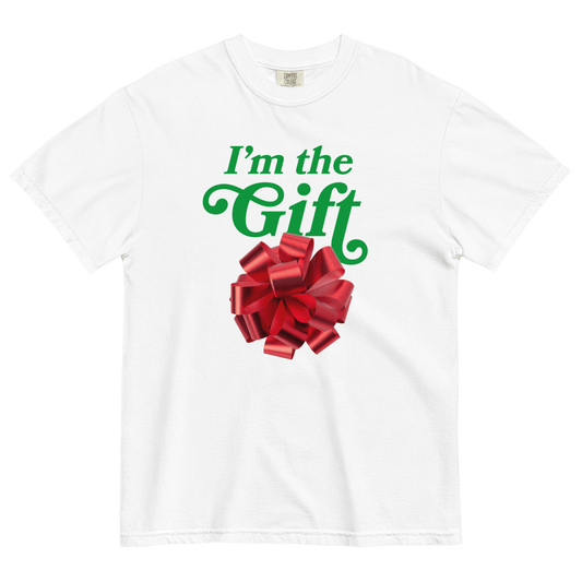 I'm the Gift Christmas Holiday T-Shirt 🎁 - Polychrome Goods 🍊