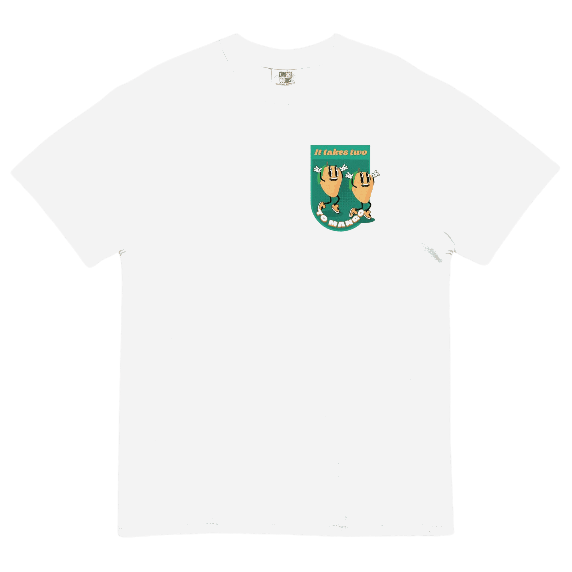 It Take Two To Mango Print T-Shirt Polychrome Goods