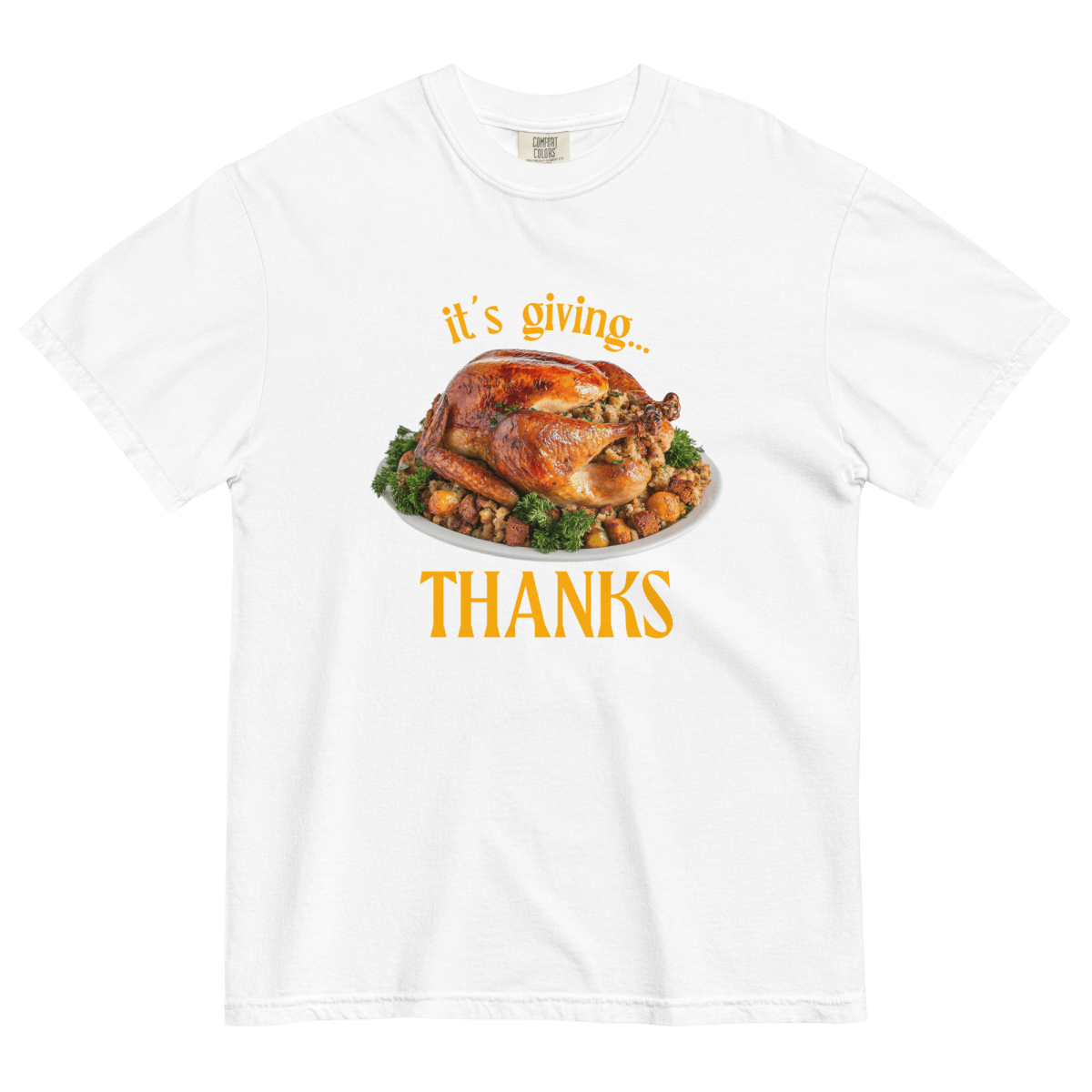 It's Giving...Thanks Turkey Thanksgiving Shirt - Polychrome Goods 🍊