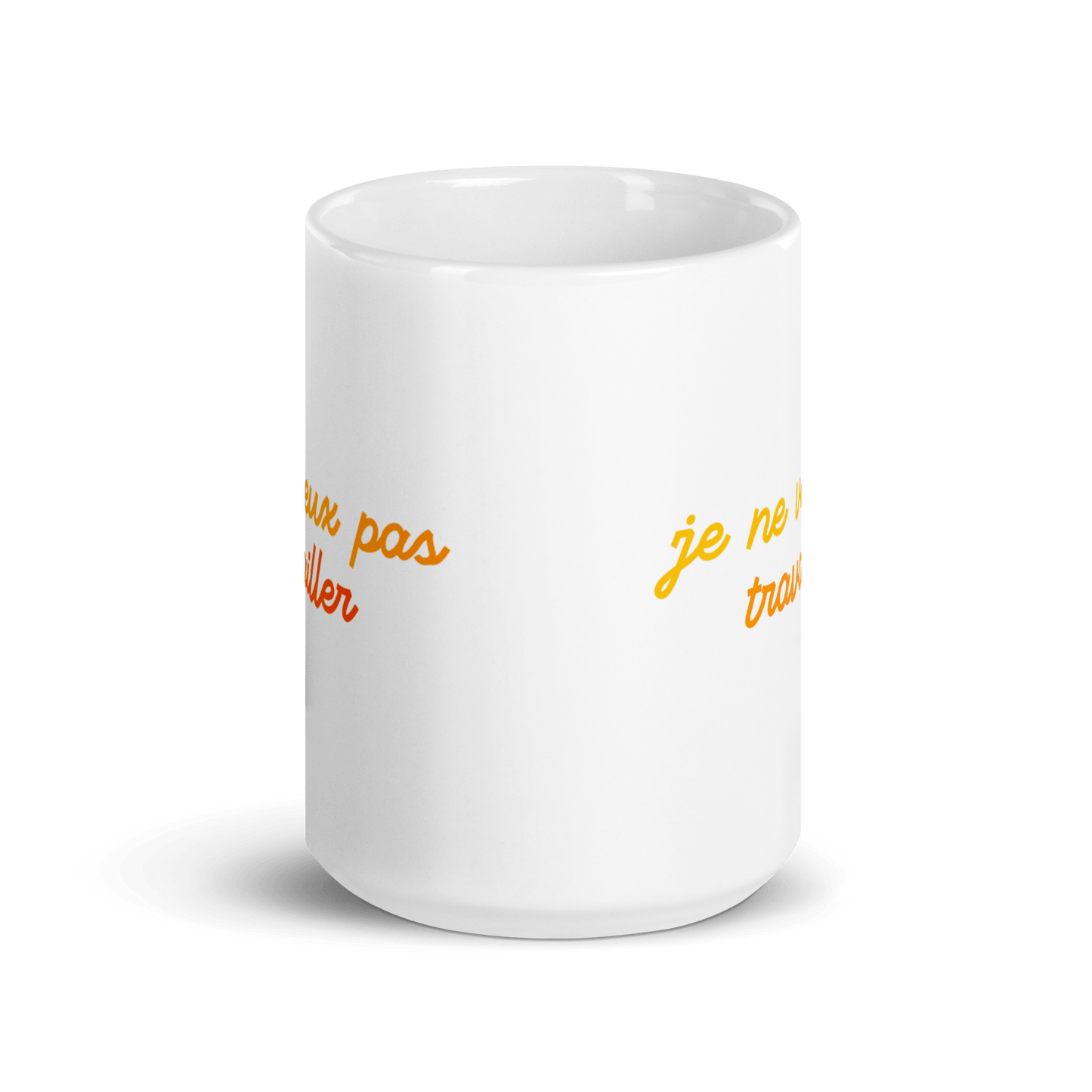 Je Ne Veux Pas Travailler Mug - Polychrome Goods
