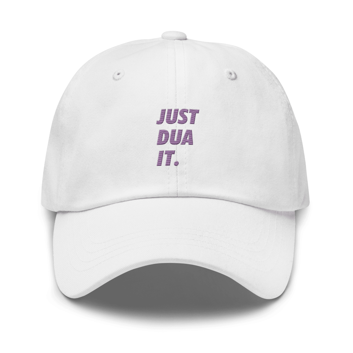 "Just Dua It" Embroidered Dad Hat - Polychrome Goods 🍊