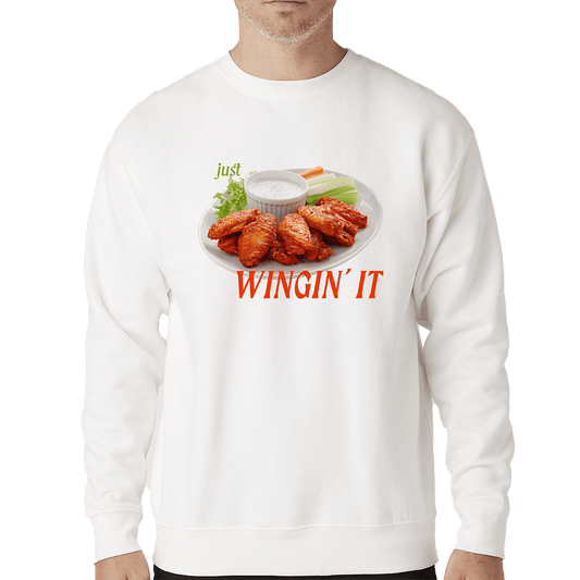 Just Wingin' It Sweatshirt - Polychrome Goods 🍊