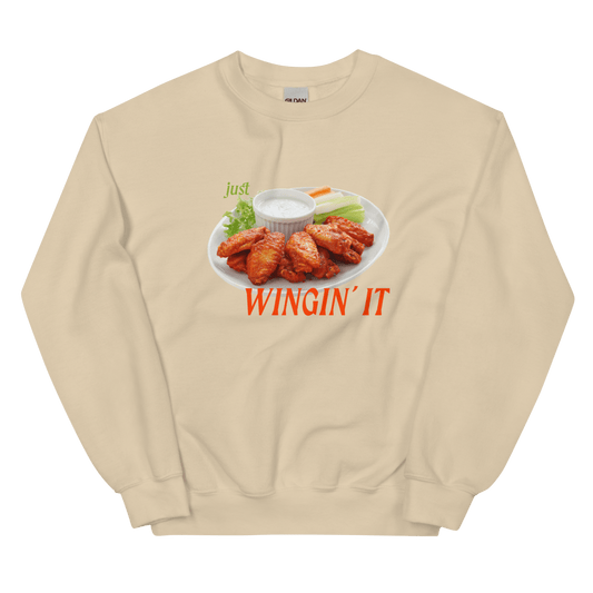 Just Wingin' It Sweatshirt - Polychrome Goods 🍊