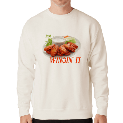 Just Wingin' It Sweatshirt - Polychrome Goods 🍊