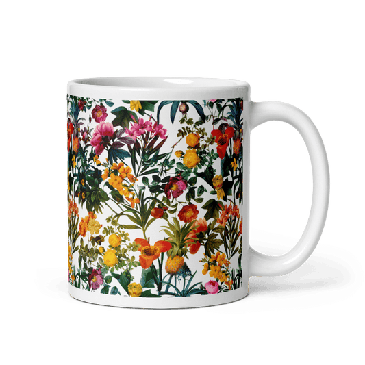 “Kyra” Flower Print Mug - Polychrome Goods 🍊