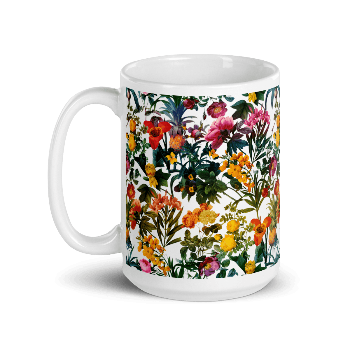 “Kyra” Flower Print Mug - Polychrome Goods 🍊